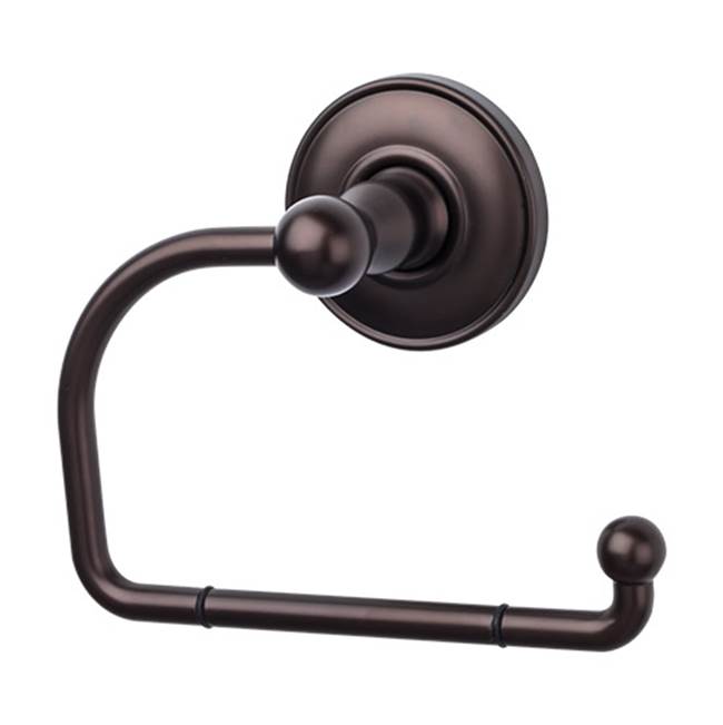 Top Knobs - Edwardian Bath Tissue Hook Plain Backplate Oil Rubbed Bronze - Oil Rubbed Bronze