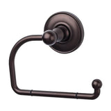 Top Knobs - Edwardian Bath Tissue Hook Plain Backplate Oil Rubbed Bronze - Oil Rubbed Bronze