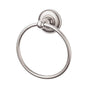 Top Knobs - Edwardian Bath Ring Plain Backplate Antique Pewter - Antique Pewter