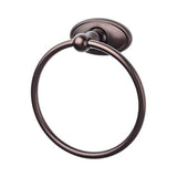 Top Knobs - Edwardian Bath Ring Oval Backplate Oil Rubbed Bronze - Oil Rubbed Bronze