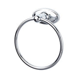 Top Knobs - Edwardian Bath Ring Oval Backplate Polished Chrome - Polished Chrome