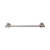 Top Knobs - Edwardian Bath Towel Bar 18 Inch Single - Hex Backplate Antique Pewter - Antique Pewter