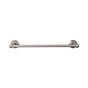 Top Knobs - Edwardian Bath Towel Bar 18 Inch Single - Hex Backplate Antique Pewter - Antique Pewter