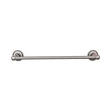 Top Knobs - Edwardian Bath Towel Bar 24 In. Single - Beaded Bplate Antique Pewter - Antique Pewter