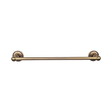 Top Knobs - Edwardian Bath Towel Bar 24 In. Single - Beaded Bplate German Bronze - German Bronze