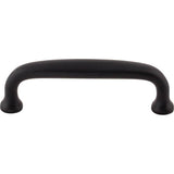 Top Knobs - Charlotte Pull 3 Inch (c-c) Flat Black - Flat Black