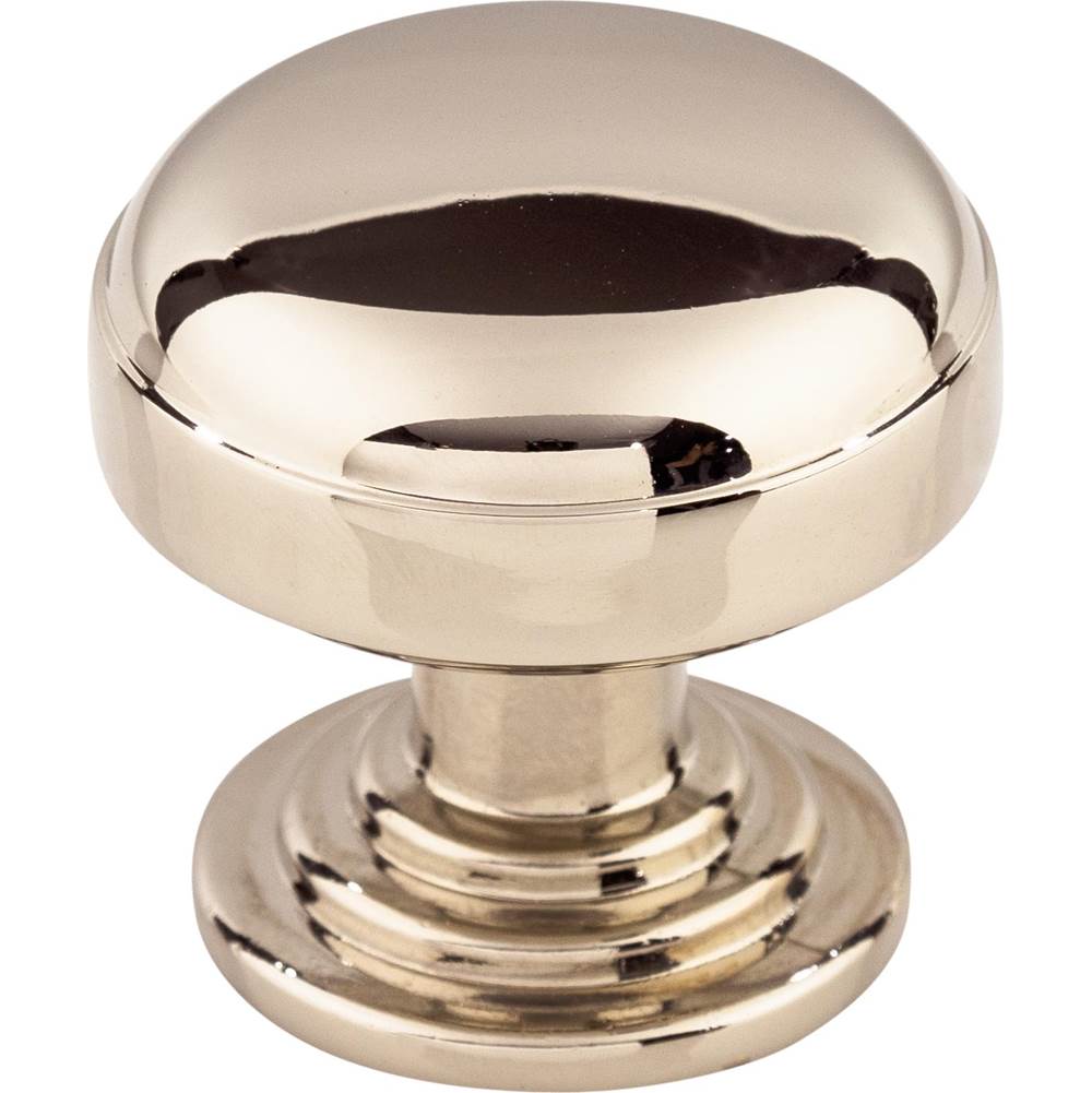 Top Knobs - Ellis Knob 1 1/4 Inch Polished Nickel - Polished Nickel