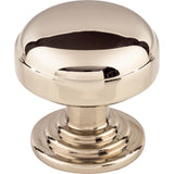 Top Knobs - Ellis Knob 1 1/4 Inch Polished Nickel - Polished Nickel
