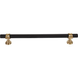 Top Knobs - Bit Appliance Pull 18 Inch (c-c) Flat Black and Honey Bronze