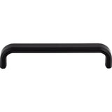 Top Knobs - Telfair Pull 5 1/16 Inch (c-c) Flat Black - Flat Black
