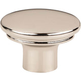 Top Knobs - Julian Oval Knob 1 3/8 Inch Polished Nickel - Polished Nickel