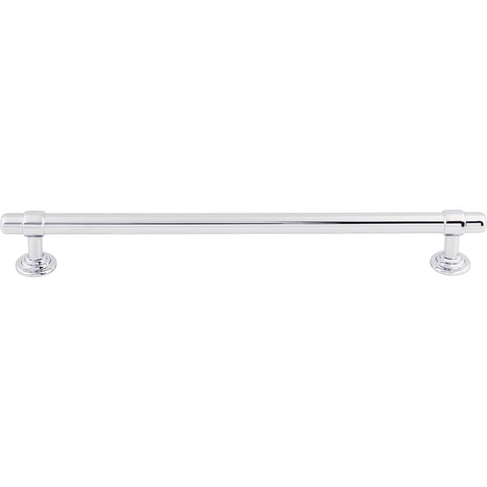 Top Knobs - Ellis Pull 8 13/16 Inch (c-c) Polished Chrome - Polished Chrome