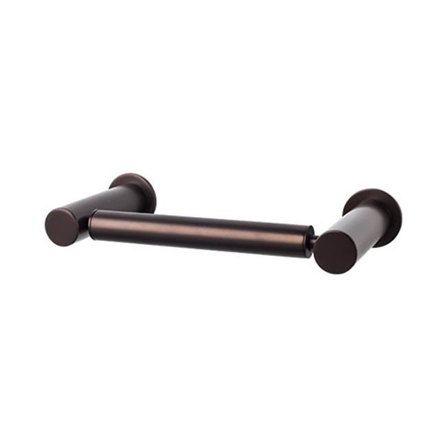 Top Knobs - Hopewell Bath Tissue Holder  Oil Rubbed Bronze - Oil Rubbed Bronze