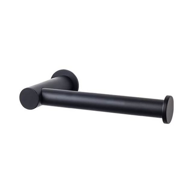 Top Knobs - Hopewell Bath Tissue Hook  Flat Black - Flat Black