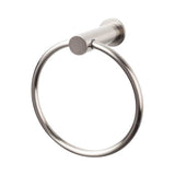 Top Knobs - Hopewell Bath Ring  Brushed Satin Nickel - Brushed Satin Nickel