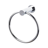 Top Knobs - Hopewell Bath Ring  Polished Chrome - Polished Chrome