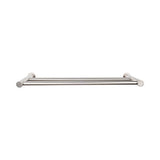 Top Knobs - Hopewell Bath Towel Bar 18 Inch Double Brushed Satin Nickel - Brushed Satin Nickel