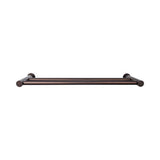 Top Knobs - Hopewell Bath Towel Bar 18 Inch Double Oil Rubbed Bronze - Oil Rubbed Bronze