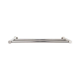 Top Knobs - Hopewell Bath Towel Bar 18 Inch Double Polished Nickel - Polished Nickel