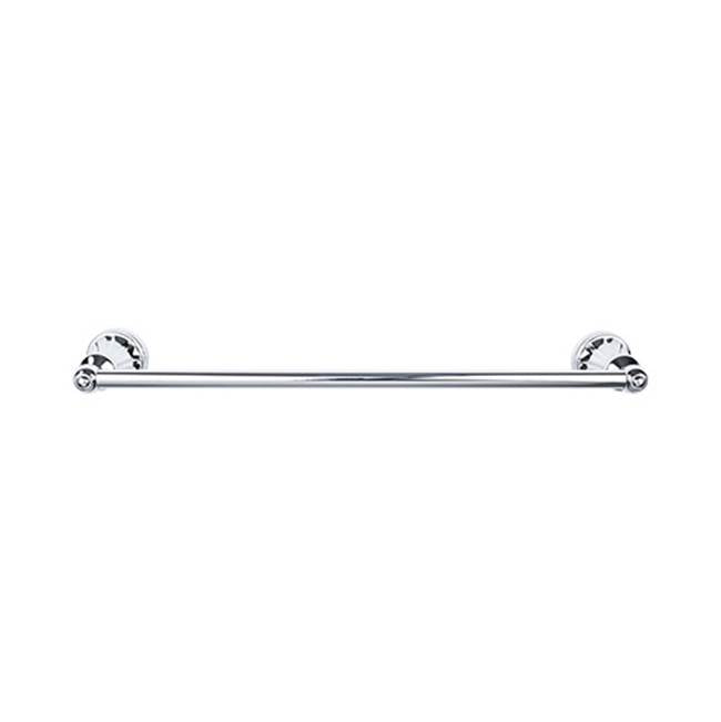 Top Knobs - Hudson Bath Towel Bar 30 Inch Single Polished Chrome - Polished Chrome