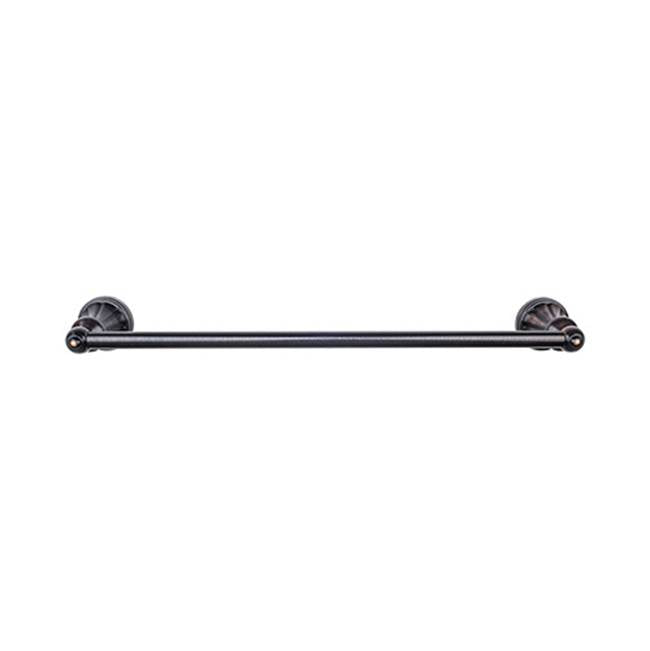 Top Knobs - Hudson Bath Towel Bar 30 Inch Single Tuscan Bronze - Tuscan Bronze