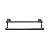 Top Knobs - Hudson Bath Towel Bar 30 Inch Double Tuscan Bronze - Tuscan Bronze