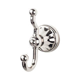 Top Knobs - Hudson Bath Double Hook  Polished Nickel - Polished Nickel