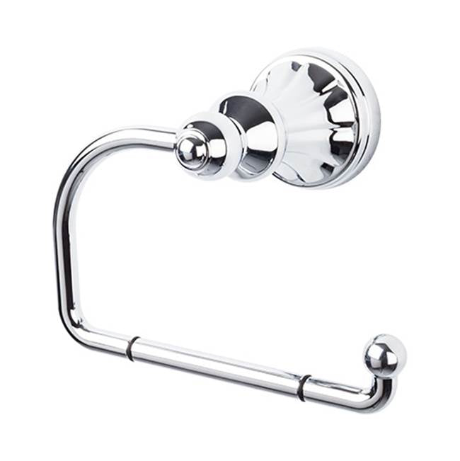 Top Knobs - Hudson Bath Tissue Hook  Polished Chrome - Polished Chrome