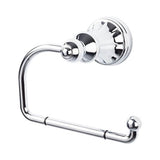Top Knobs - Hudson Bath Tissue Hook  Polished Chrome - Polished Chrome