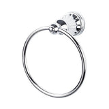 Top Knobs - Hudson Bath Ring  Polished Chrome - Polished Chrome