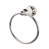 Top Knobs - Hudson Bath Ring  Polished Nickel - Polished Nickel