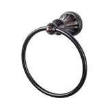 Top Knobs - Hudson Bath Ring  Tuscan Bronze - Tuscan Bronze