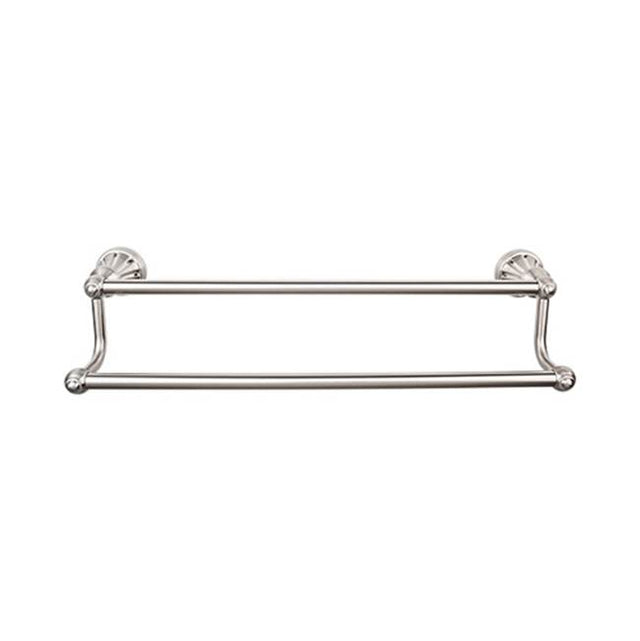 Top Knobs - Hudson Bath Towel Bar 18 Inch Double Brushed Satin Nickel - Brushed Satin Nickel