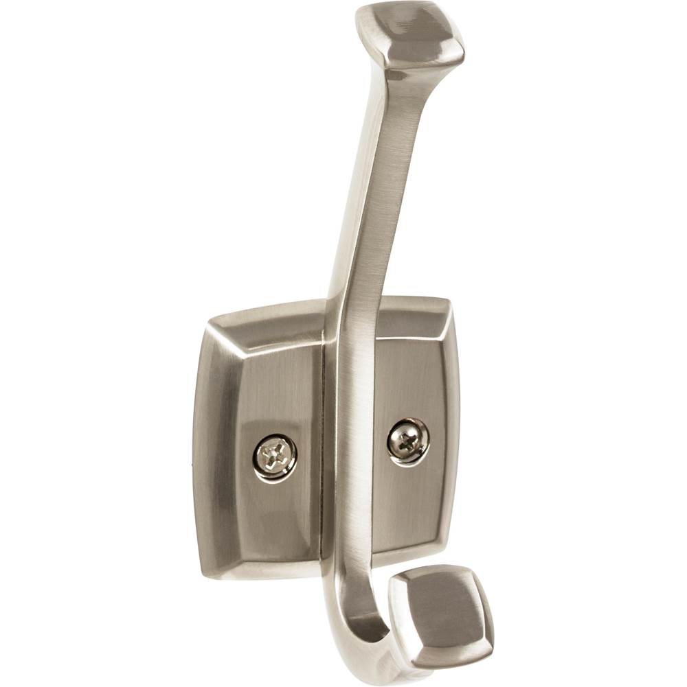 Top Knobs - Juliet Hook 4 3/4 Inch Brushed Satin Nickel - Brushed Satin Nickel