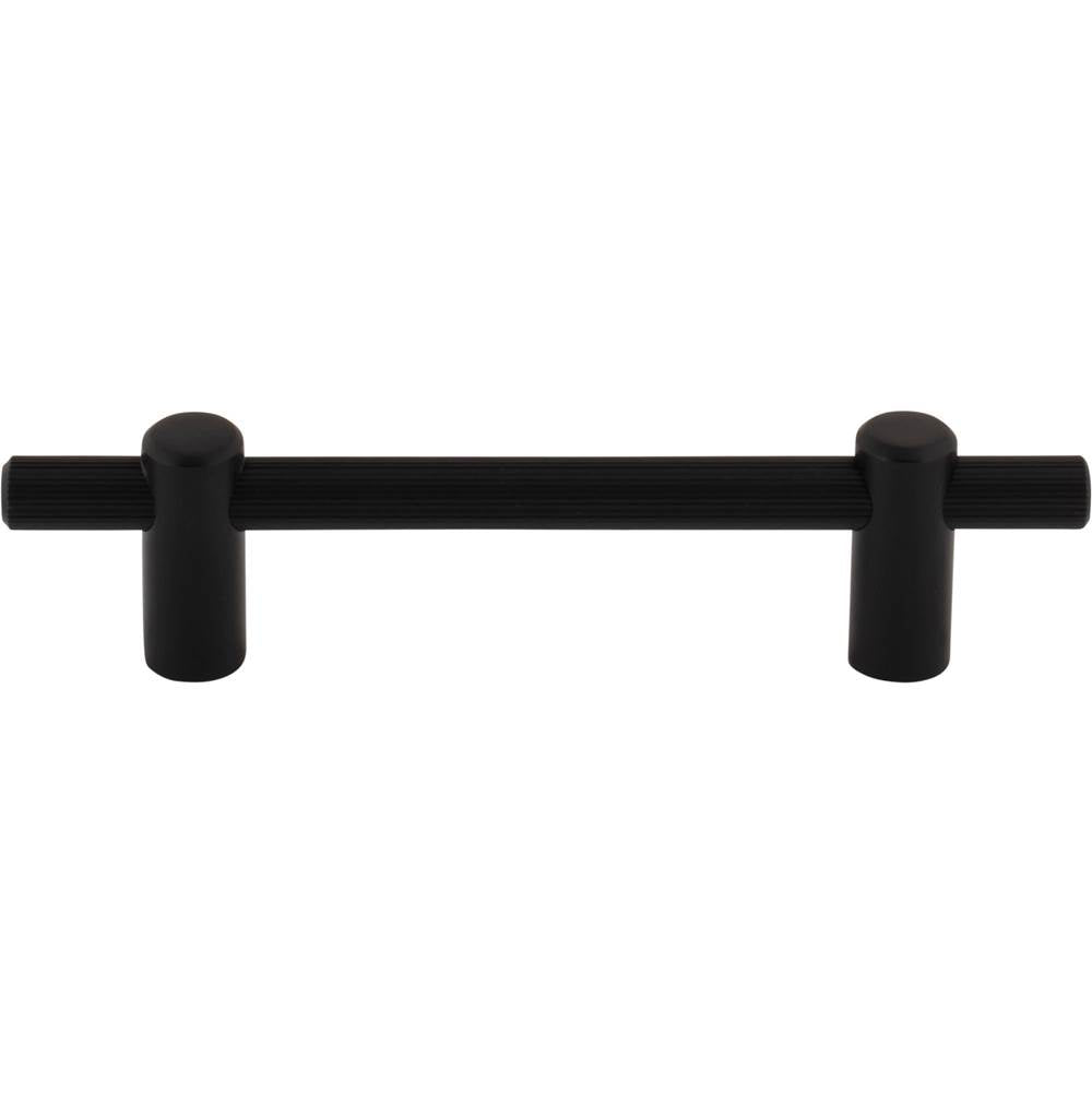 Top Knobs - Dempsey Pull 3 3/4 Inch (c-c) Flat Black - Flat Black