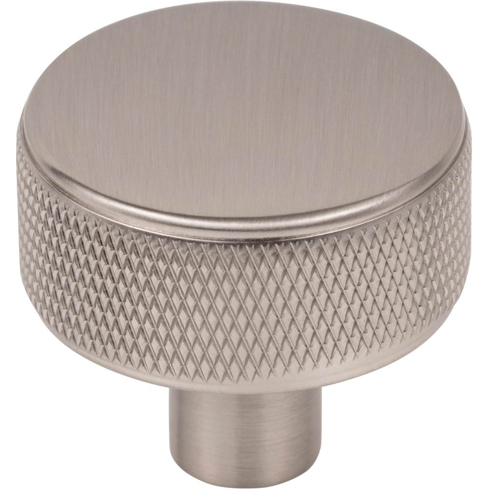 Top Knobs - Burnham Round Knob 1 1/4 Inch Brushed Satin Nickel - Brushed Satin Nickel