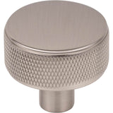 Top Knobs - Burnham Round Knob 1 1/4 Inch Brushed Satin Nickel - Brushed Satin Nickel