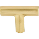 Top Knobs - Lydia T Shape Knob 1 3/4 Inch Honey Bronze - Honey Bronze