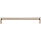 Top Knobs - Amwell Bar Pull 8 13/16 Inch (c-c) Brushed Satin Nickel - Brushed Satin Nickel
