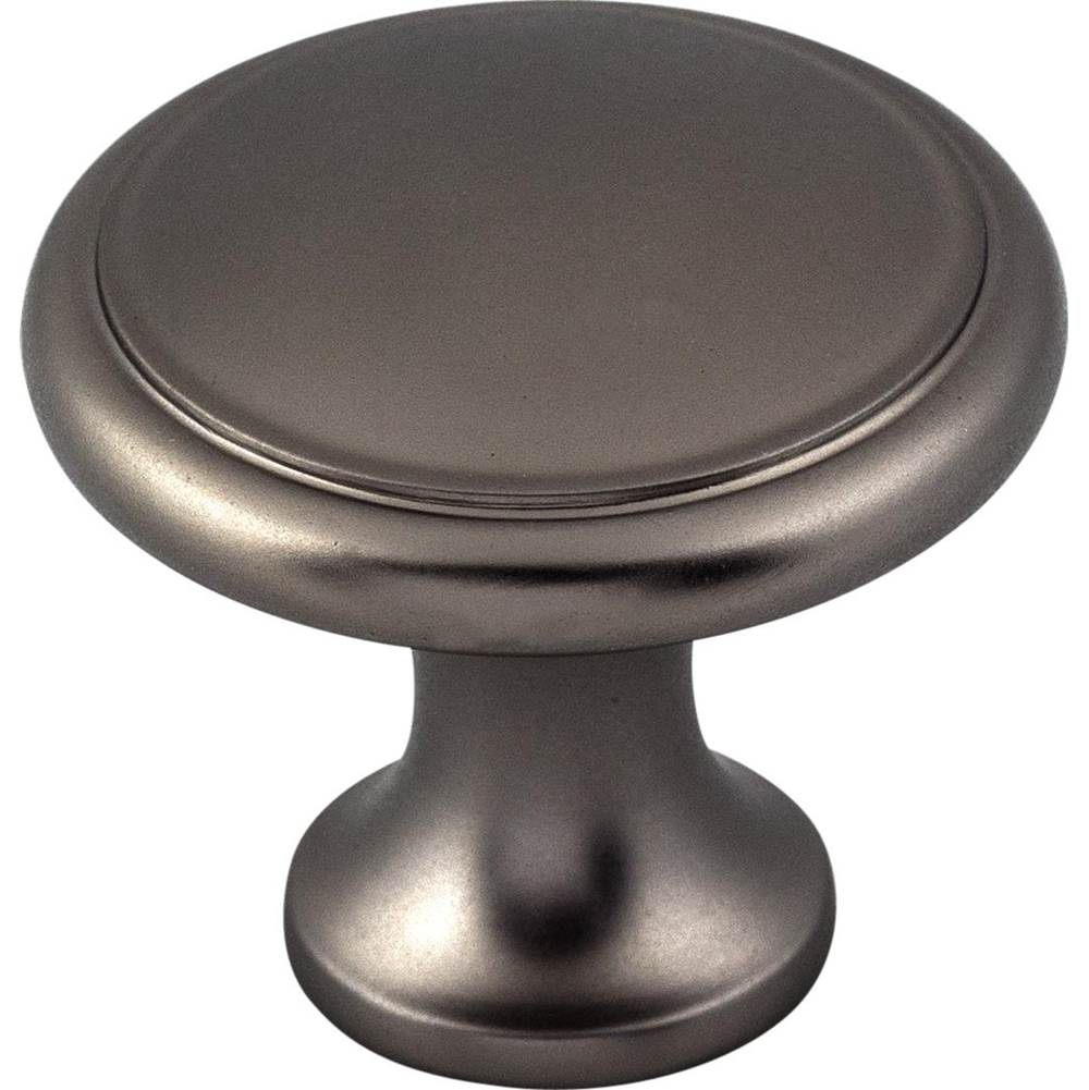 Top Knobs - Ringed Knob 1 1/8 Inch Ash Gray - Ash Gray