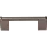 Top Knobs - Princetonian Bar Pull 3 3/4 Inch (c-c) Ash Gray - Ash Gray