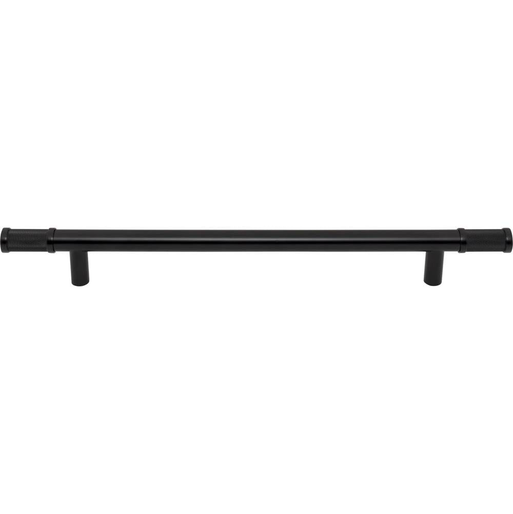 Top Knobs - Burnham Appliance Pull 12 Inch (c-c) Flat Black - Flat Black