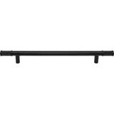 Top Knobs - Burnham Appliance Pull 12 Inch (c-c) Flat Black - Flat Black