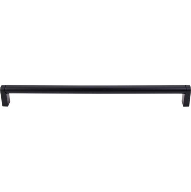 Top Knobs - Pennington Bar Pull 11 11/32 Inch (c-c) Flat Black - Flat Black