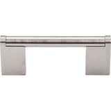 Top Knobs - Princetonian Bar Pull 3 Inch (c-c) Brushed Satin Nickel - Brushed Satin Nickel