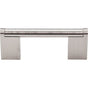 Top Knobs - Princetonian Bar Pull 3 Inch (c-c) Brushed Satin Nickel - Brushed Satin Nickel