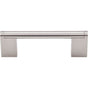 Top Knobs - Princetonian Bar Pull 3 3/4 Inch (c-c) Brushed Satin Nickel - Brushed Satin Nickel