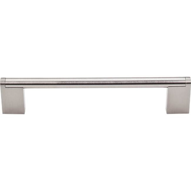 Top Knobs - Princetonian Bar Pull 6 5/16 Inch (c-c) Brushed Satin Nickel - Brushed Satin Nickel