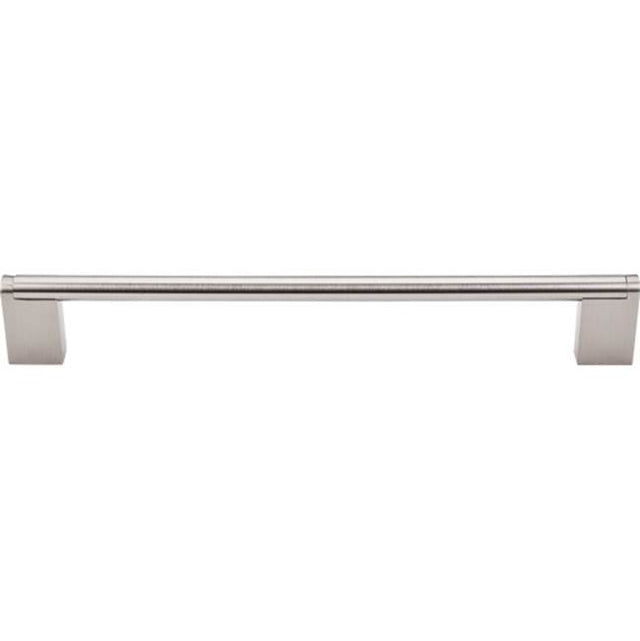 Top Knobs - Princetonian Bar Pull 8 13/16 Inch (c-c) Brushed Satin Nickel - Brushed Satin Nickel