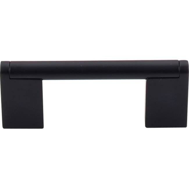 Top Knobs - Princetonian Bar Pull 3 Inch (c-c) Flat Black - Flat Black